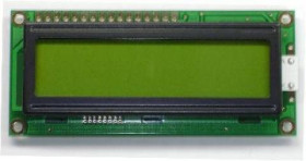 LCD 2x16 ZNAK. 80x36mm ZIELONY.