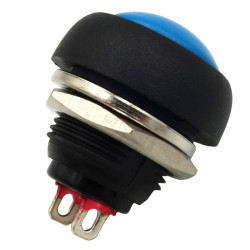 Przełącznik PBS-33B/BL Niebieski OFF-(ON) 3A 125VAC 1A 250V przycisk