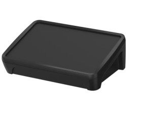 ABS enclosure kit, (L x W x H) 215 x 150 x 75.7 mm, black, IP65, 35107075.HMT1