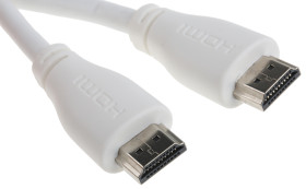 Official Raspberry Pi White HDMI Lead 1m