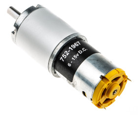 Silnik DC Z przekładnią 41 obr./min 7,98 W 6mm 78,4 gcm RS PRO