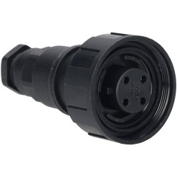 Bulgin PX0748/S 4 Pole Flex Cable Circuilar Connector Screw Socket