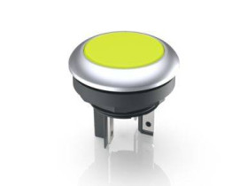 RAFI 1.15.210.121/2400 LUMOTAST 16 Przycisk podświetlany 35 V 0.1 A chwilowy (D x S x W) 23.5 x 23.5 x 22.3 mm 1 szt.
