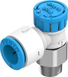 Zawór regulacyjny pneumatyczny Exhaust Air One-way Flow Control z przełącznikiem pokrętnym R 1/8 Festo 1/8in