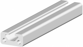 Profil 20 x 10 mm RS PRO Profil rozpórki długość 1m rozmiar rowka 5mm liczba rowków 1 Aluminium, Anodowany