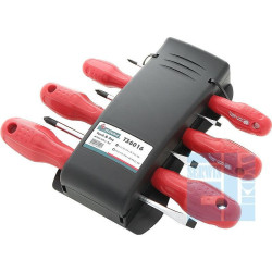 ZESTAW WKRĘTAKÓW 6 CZĘŚCI + - MAGNETYCZNE KOŃCÓWKI STAL Cr-Mo