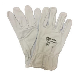Rękawice robocze rozmiar: 9 materiał: Skóra zastosowanie: Ogólna obsługa, Obsługa materiałów