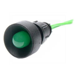 Kontrolka LED 10mm 230V AC/DC zielona / KLP-10/G 230