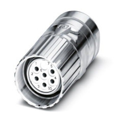 Złącze wielostykowe przemysłowe 7-pinowe M23 Montaż na kablu Gniazdo Phoenix Contact