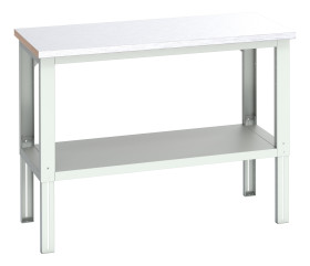 Stół warsztatowy szer. 750mm maks. obciążenie: 450kg Podstawowy stoł Blacha stalowa dł. 1500mm wys. 740 → 1140mm