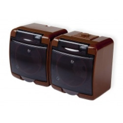 JUNIOR brąz Gn.podw. IP54 4GHE-2d kl.dymna KARLIK