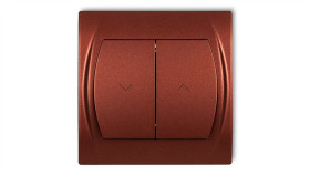 Logo Łącznik Żaluzjowy Brązowy Metalik 9Lwp-8