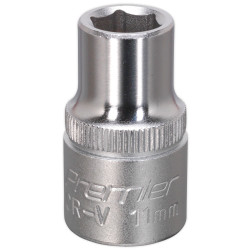 Sealey S1211 Walldrive Socket 11mm 1/2&quot;sq Drive