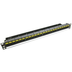 Patch panel RACK 19 kat.5e 24p UTP DG+ 1U grafit Molex