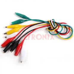 PRZEWÓD POMIAROWY Z KROKODYLKAMI CM11B 50CM CZARNY