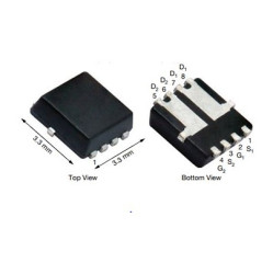 MOSFET Dual N-kanałowy 7.1 A PowerPAK 100 V SMD