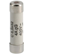 Wkładka bezpiecznikowa cylindryczna C 8,5x32mm gG 4A 400VAC L8532C04 HAGER