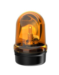 Sygnalizator 24 V Obrotowe Żółty Montaż podstawy LED
