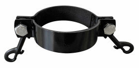 Słupek Słupek i podstawa kołnierzowa Czarny