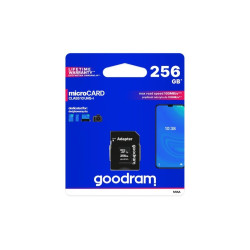 Karta SD 256GB micro+adaptor GOODRAM class 10 / TGD-M1AA2560R12