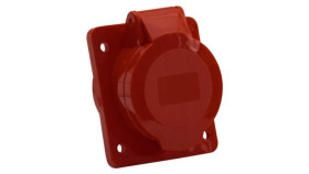 Gniazdo Siłowe Tablicowe Skośne 16A 5P /Fe/