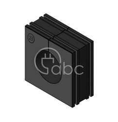 Moduł uszczelniający KT duży, KT 23, z otworem 1x23-24 mm, 41323