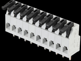 AST0251004 Spring-loaded terminal, 10-pole, RM 5mm