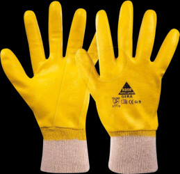 901500 Work gloves, fully coated cotton, Gera, size 7
