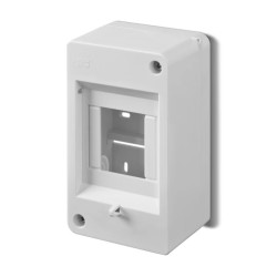Rozdzielnica modułowa 1x3 natynkowa IP30 MINI S-3 z pokrywą dymną 2303-01