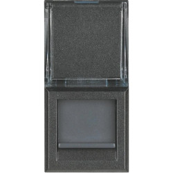 AXOLUTE Gniazdo komputerowe RJ45 kat.6 UTP antracyt HS4279C6