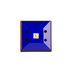 Sygnalizator 24 V DC Migające Niebieski Montaż powierzchniowy LED