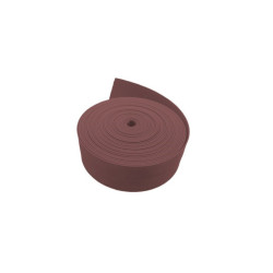 TAŚMA TERMOKURCZLIWA Z KLEJEM 0,8mm 25mm BRĄZOWA 1m