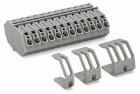 Listwa zaciskowa 10-torowa 4mm2 szara 826-170 /25szt./