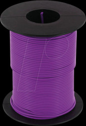 KL025VIO50 Stranded Copper Wire 0.25qmm violet coil 50m