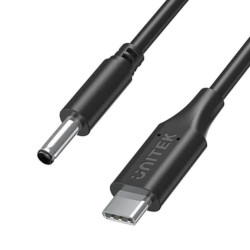 UNITEK Kabel zasilający USB-C - DC 4,5x3mm 65W PD do laptopów Dell 1,8m