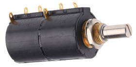 Potencjometr 5kΩ typ Obrotowy Bourns średnica wału 6,35 mm 2W długość wału 20.6mm Montaż panelowy