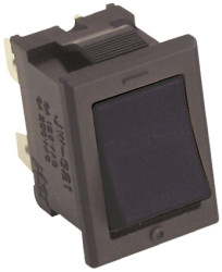 Przełącznik kołyskowy Wł.-wył. Nie 10 A DPST Czarny NKK Switches