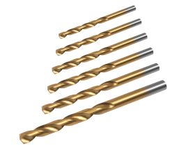 Zestaw wierteł do metalu HSS 6 sztuk