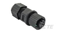 Przemysłowe złącze zasilania 8-pinowe Montaż na kablu Gniazdo TE Connectivity