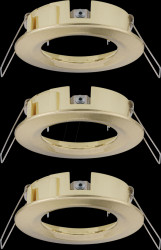 92483 Installation frame for recessed spotlights, max. 3x10 W, round,