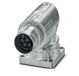 Złącze wielostykowe przemysłowe 6-pinowe M17 Montaż przedni Gniazdo Phoenix Contact