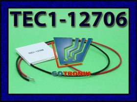 Ogniwo TEC moduł Peltiera TEC1-12706 40x40x3,6mm