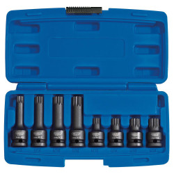 Draper Expert 49460 1/2&quot; Sq. Dr. Tamper Proof Impact Spline Set (8 Piece)