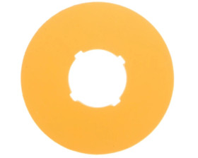 Tabliczka opisowa żółta okrągła fi60mm bez nadruku M22-XBK 269580