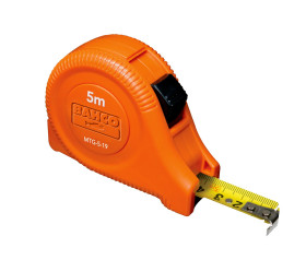 Miara taśmowa dł. 8m Bahco szer. 25 mm Jednostki brytyjskie, Jednostki metryczne
