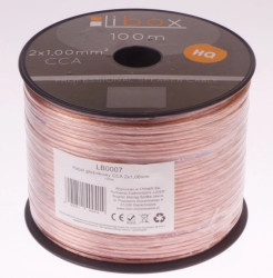 Przewód głośnikowy CCA 2x1 ECa LB0007 LIBOX /100m/