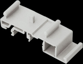 End piece, PA, (W x H) 20 x 12.5 mm, light gray, B6724337