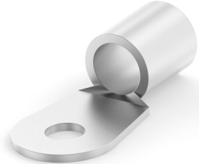 Uninsulated ring cable lug, 42.4-60.6 mm², AWG 1, 8.33 mm, M8, metal, 36916