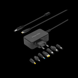 Zasilacz uniwersalny laptopa i urządzeń mobilnych wej.220-240V - wyj.3-20V PD 65W K&M / KM1450-65