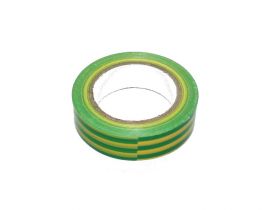 Taśma izolacyjna 15mmx10m żółto-zielona